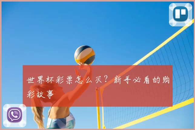 世界杯彩票怎么买?新手必看的购彩故事